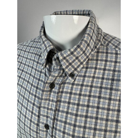 Roundtree & Yorke Authentic Portuguese Flannel Men’s Plaid Button-Down Shirt L - Picture 11 of 16